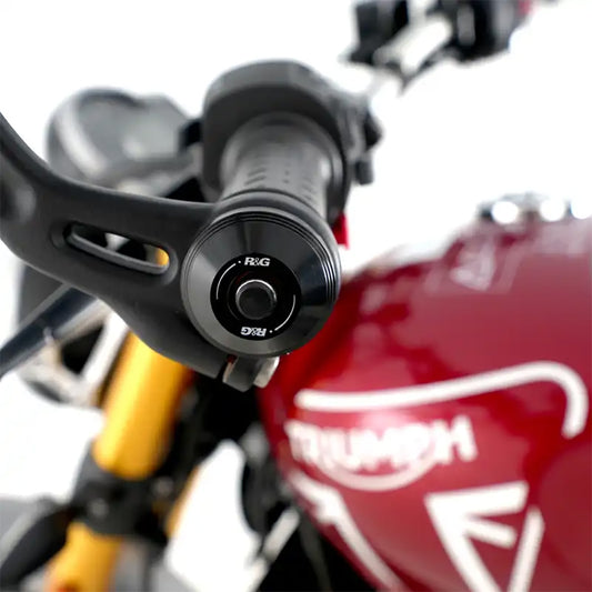 Bar End Sliders for Triumph Speed 400 24- Royal Enfield Meteor 350 24- R&G