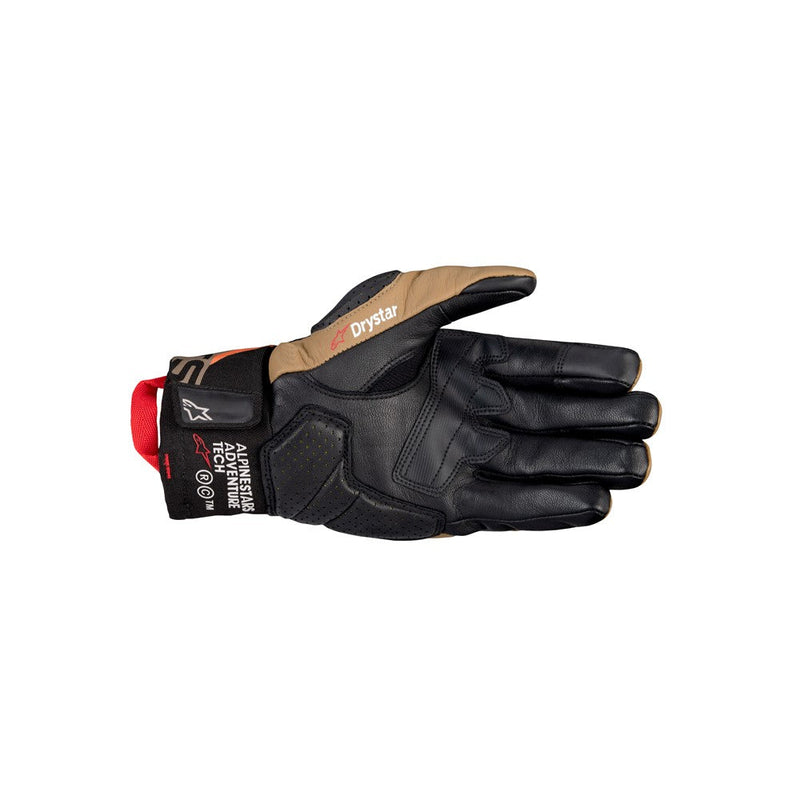 Load image into Gallery viewer, Alpinestars Belize Drystar v3 Gloves Black/Gobi/Brown Sand

