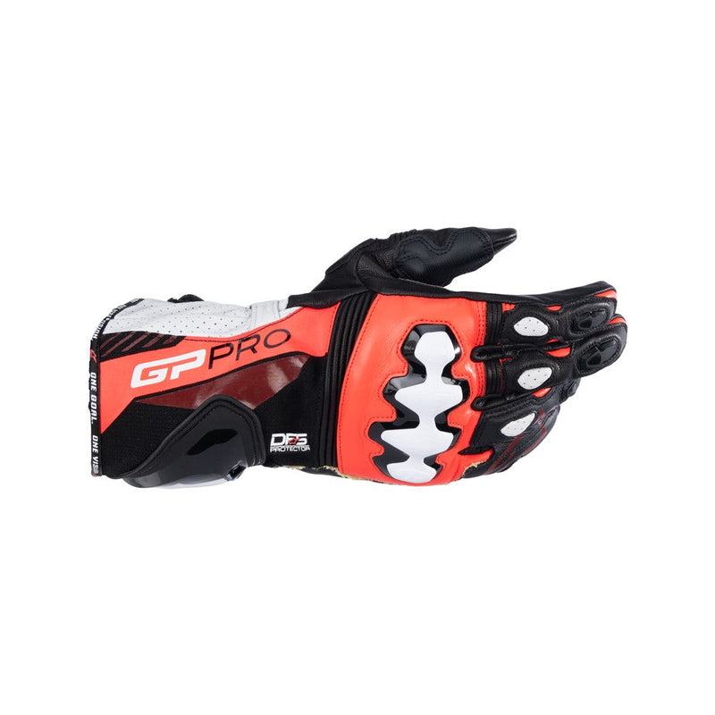 Load image into Gallery viewer, Alpinestars GP Pro R4 Gloves Black/Red Fluoro/White
