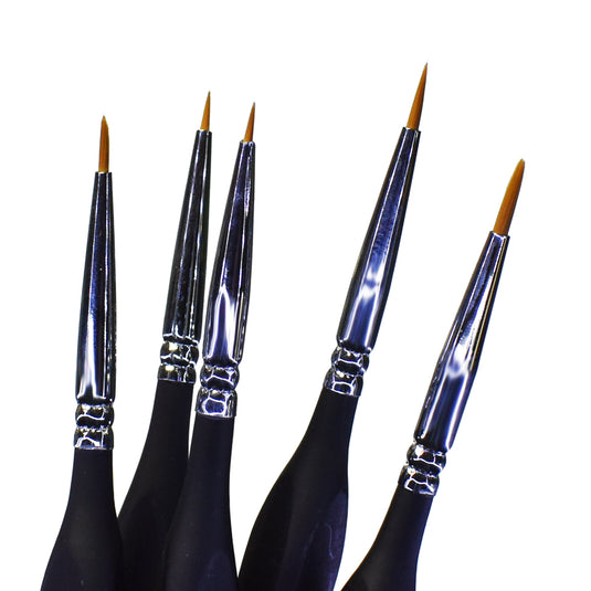 SCALE MODELLERS SUPPLY SYNTHETIC BRUSH SET 5PC