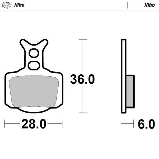 BRAKE PADS FRONT AND REAR MOTO MASTER NITRO GAS GAS HUSQVARNA KTM