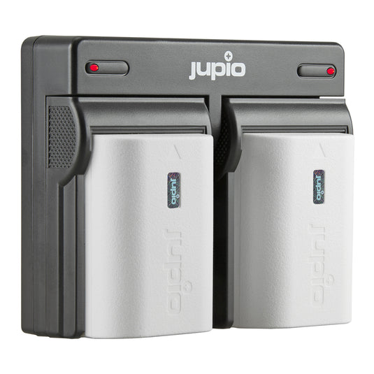JUPIO BATTERY CHARGER KIT DUAL 2X LP-E6NH 2130MAH FOR CANON DIGITAL CAMERAS