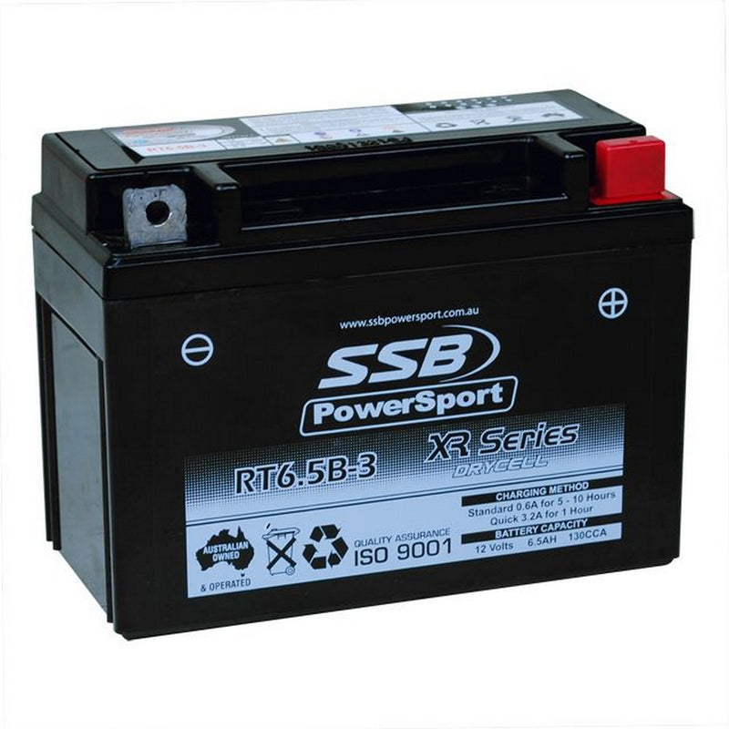 Load image into Gallery viewer, MOTORCYCLE BATTERY AGM 12V 0.6AH 130CCA BY SSB HIGH PERFORMANCE
