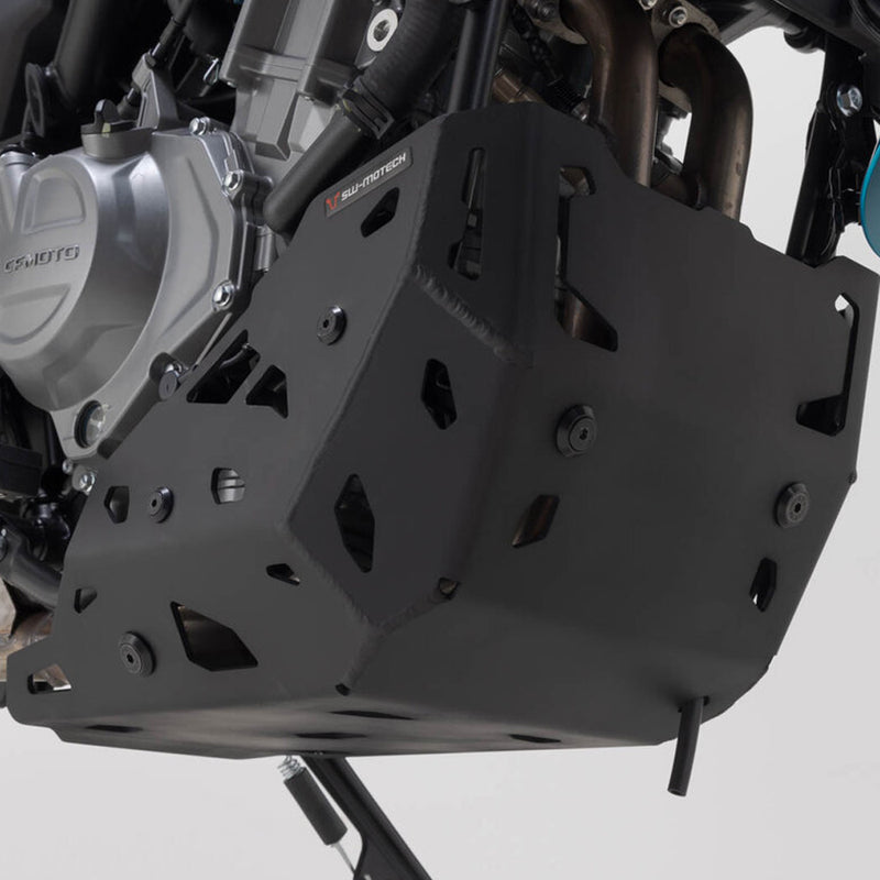 Load image into Gallery viewer, BASH PLATE SW MOTECH BLACK CF MOTO 450MT 24-ON
