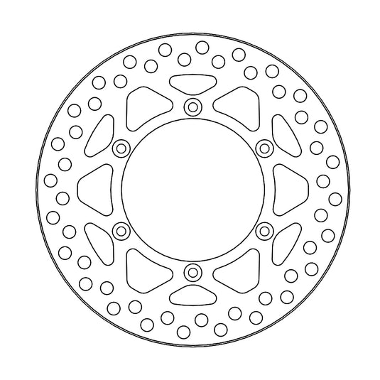 BRAKE DISC REAR MOTO MASTER VINTAGE 220MM KAWASAKI KX125 89-02 KX250 90-02 KX500 89-04