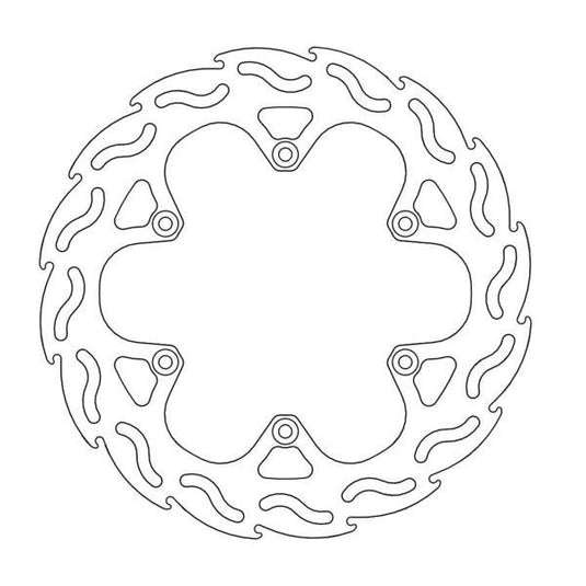 BRAKE DISC REAR MOTO MASTER FLAME 240MM SUZUKI RM125 RM250 99-05 DRZ400 05-ON