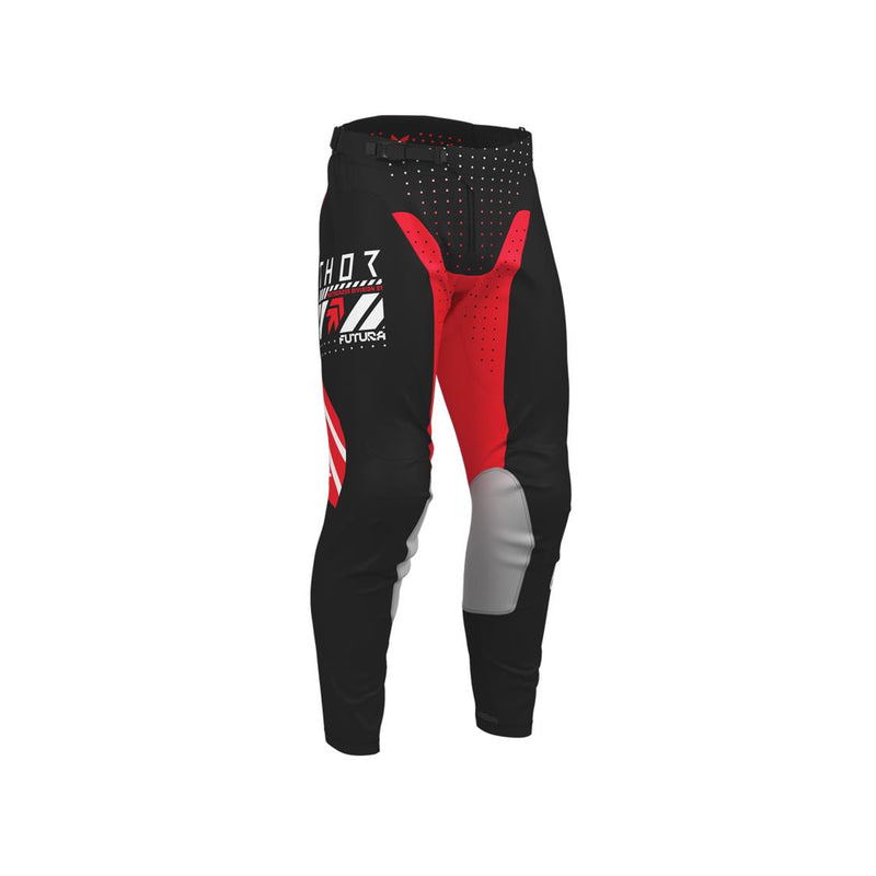 Load image into Gallery viewer, THOR YOUTH PANT LAUNCHMODE FUTURA BLACK/RED
