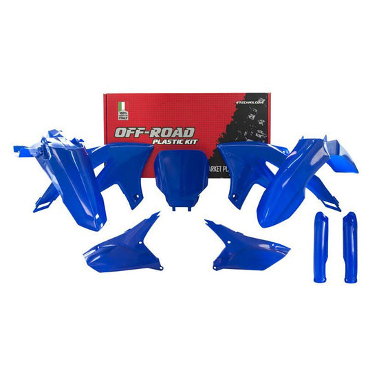 PLASTICS KIT RTECH 6 PIECE BLUE WHITE YAMAHA YX450FX 24 YZ250F 24-25 YZ450F 23-25 YZ450FX 24-25
