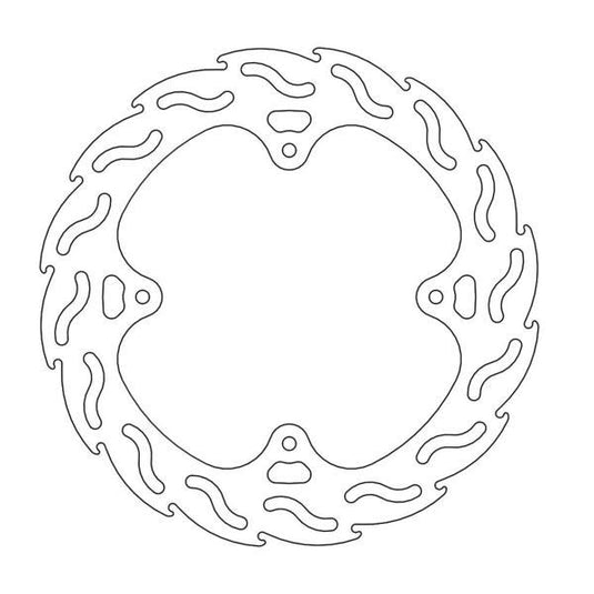 BRAKE DISC REAR MOTO MASTER FLAME 240MM HONDA