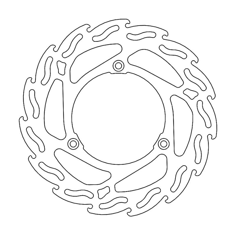 Load image into Gallery viewer, BRAKE DISC FRONT MOTO MASTER FLAME GASGAS HUSQVARNA KTM 198MM
