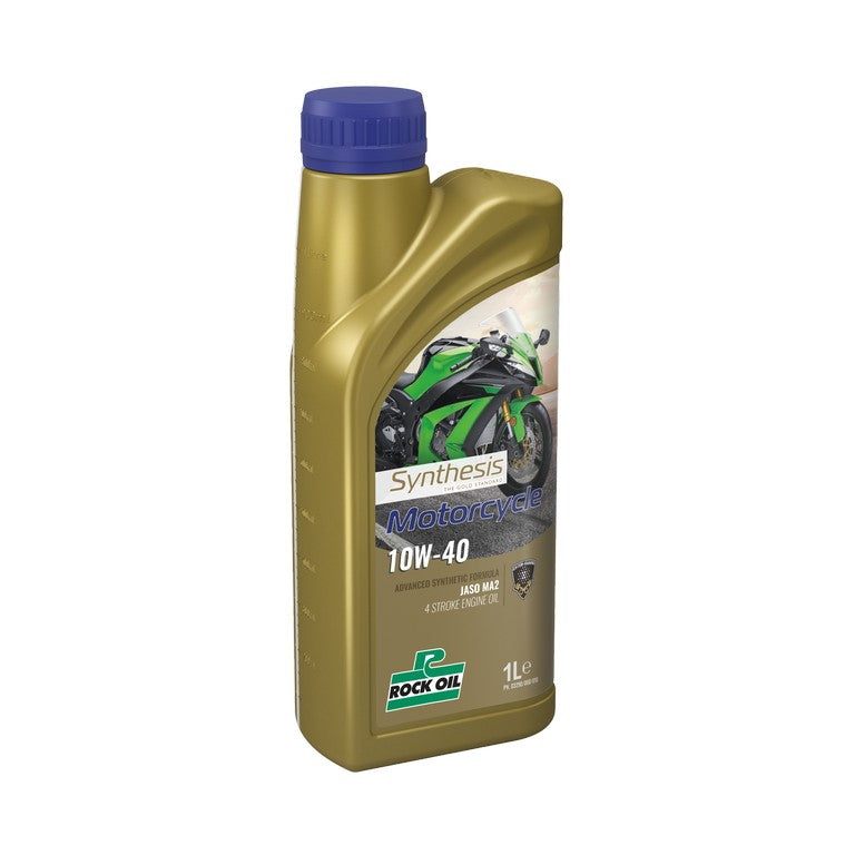 Load image into Gallery viewer, ENGINE OIL FULLY SYNTHETIC SYNTHESIS  MOTORCYCLE 10W-40 ROCK OIL 1L
