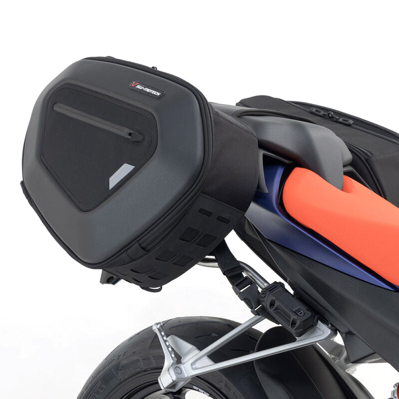 Load image into Gallery viewer, SW MOTECH PRO BLAZE SADDLEBAGS PRO SET HIGH APRILIA TUONO 660 RS660 RS457
