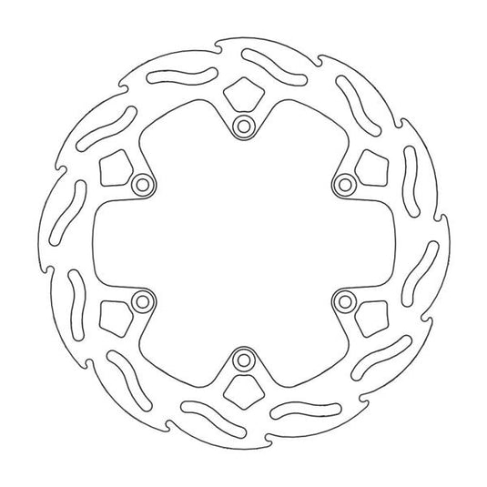 BRAKE DISC REAR MOTO MASTER FLAME 220MM HEAVY BRAKE DRAGGERS 220MM HUSQVARNA HUSABERG GASGAS KTM