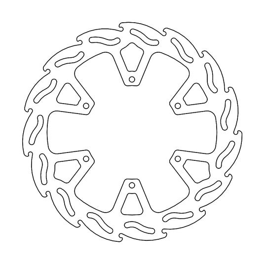 BRAKE DISC REAR MOTO MASTER FLAME 260MM KTM ADVENTURE