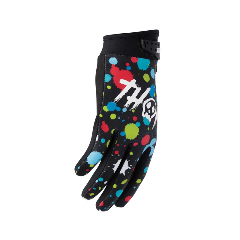Load image into Gallery viewer, THOR GLOVE YOUTH LAUNCHMODE SPLAT BLACK
