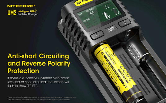 NITECORE INTELLIGENT BATTERY CHARGER USB DUAL SLOT