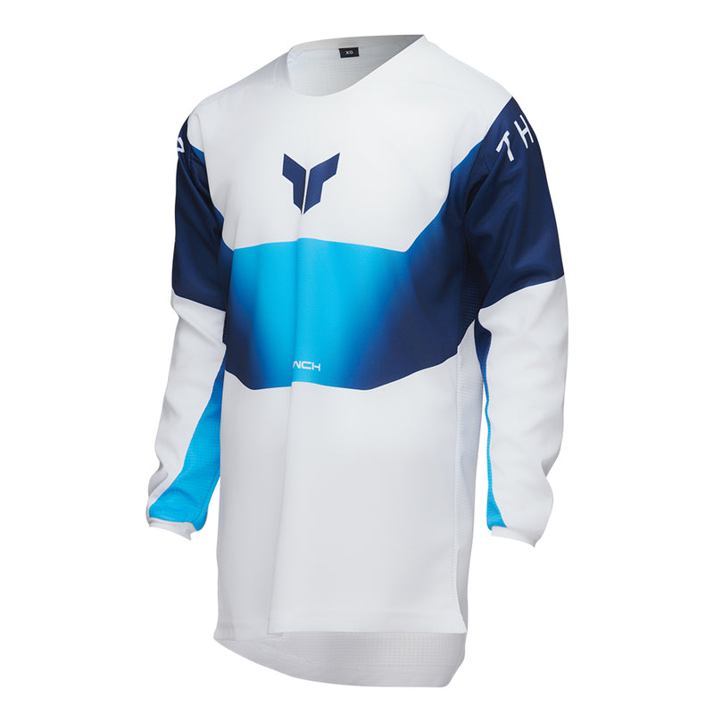Load image into Gallery viewer, THOR JERSEY LAUNCH YOUTH STORM WHITE
