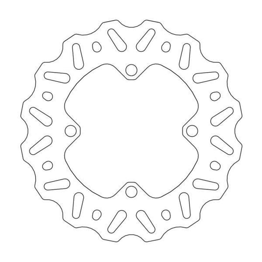 BRAKE DISC REAR MOTO MASTER NITRO 184MM KAWASAKI KX85 01-ON KX100 01-ON KX112 22-ON