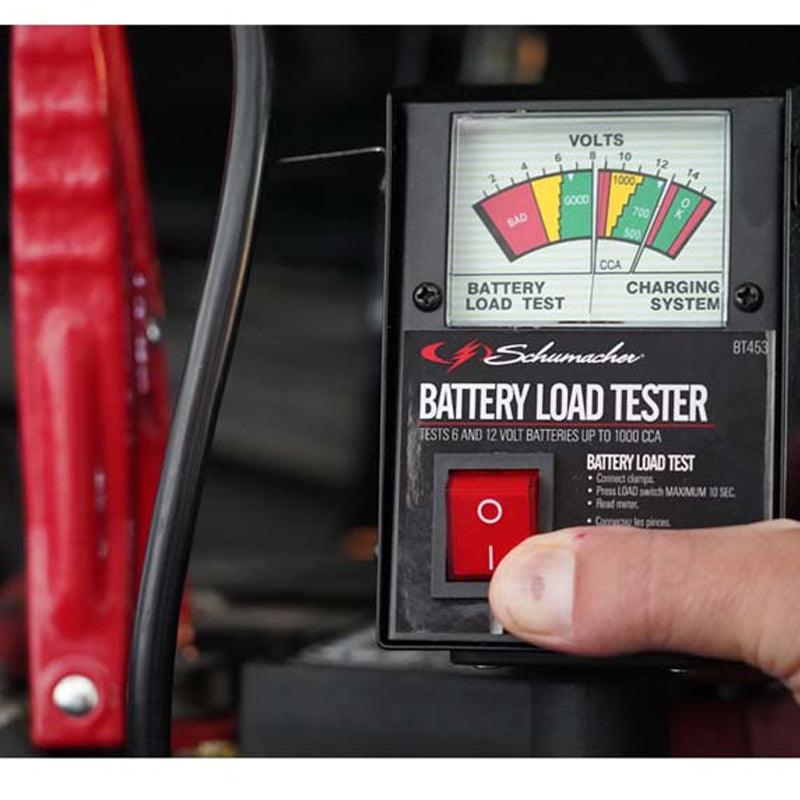 Load image into Gallery viewer, SCHUMACHER BATTERY LOAD TESTER WITH CLAMPS 135A BT453

