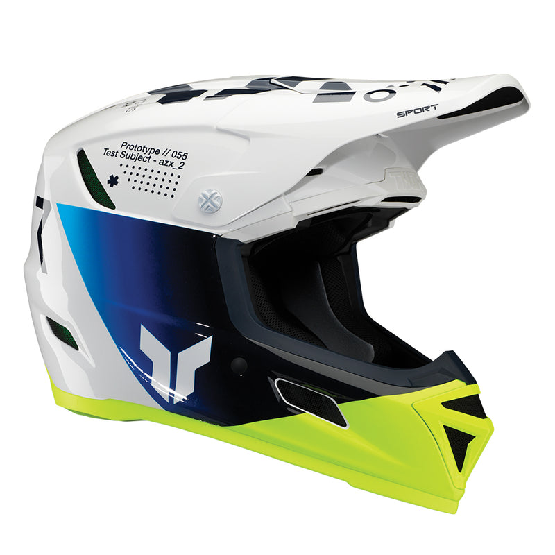 Load image into Gallery viewer, THOR HELMET REFLEX STRIKE NAVY/ACID
