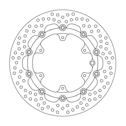 BRAKE DISC FRONT MOTO MASTER HALO FLOATING KTM HUSQVARNA 300MM