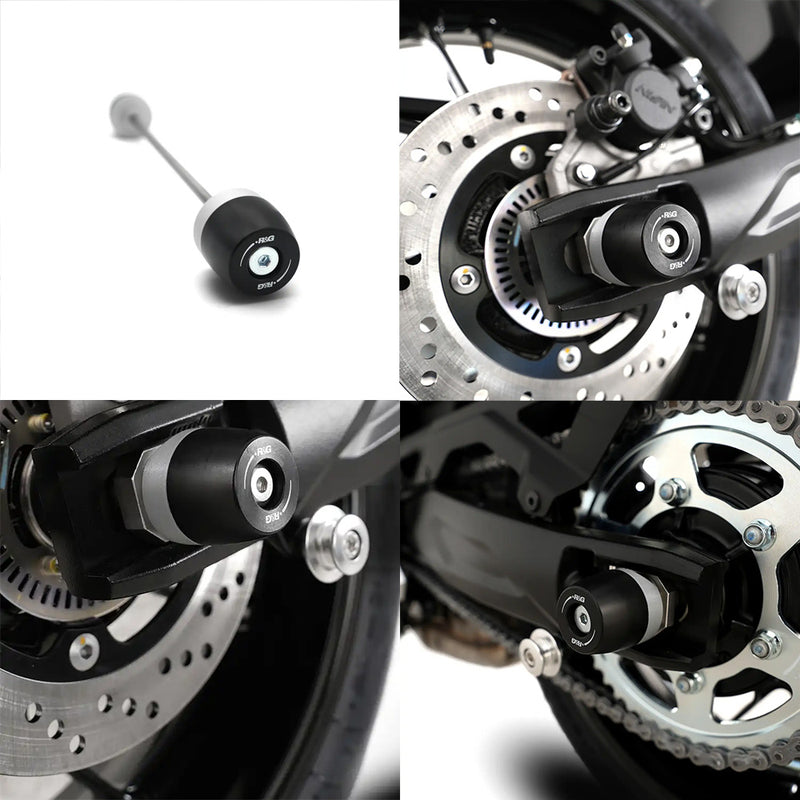 Load image into Gallery viewer, APEX Swingarm Protectors for the Suzuki GSX-8T '25-, GSX-8TT '25-, GSX-8S '23-,GSX-8R '24- &amp; V-Strom 800/1050DE '23-
