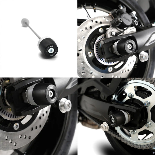 APEX Swingarm Protectors for the Suzuki GSX-8T '25-, GSX-8TT '25-, GSX-8S '23-,GSX-8R '24- & V-Strom 800/1050DE '23-