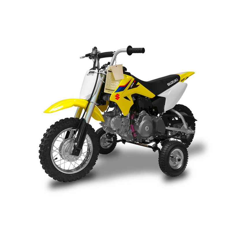 Load image into Gallery viewer, HARDLINE UNIVERSAL TRAINING WHEELS FOR MOST 50CC MOTORCYCLES
