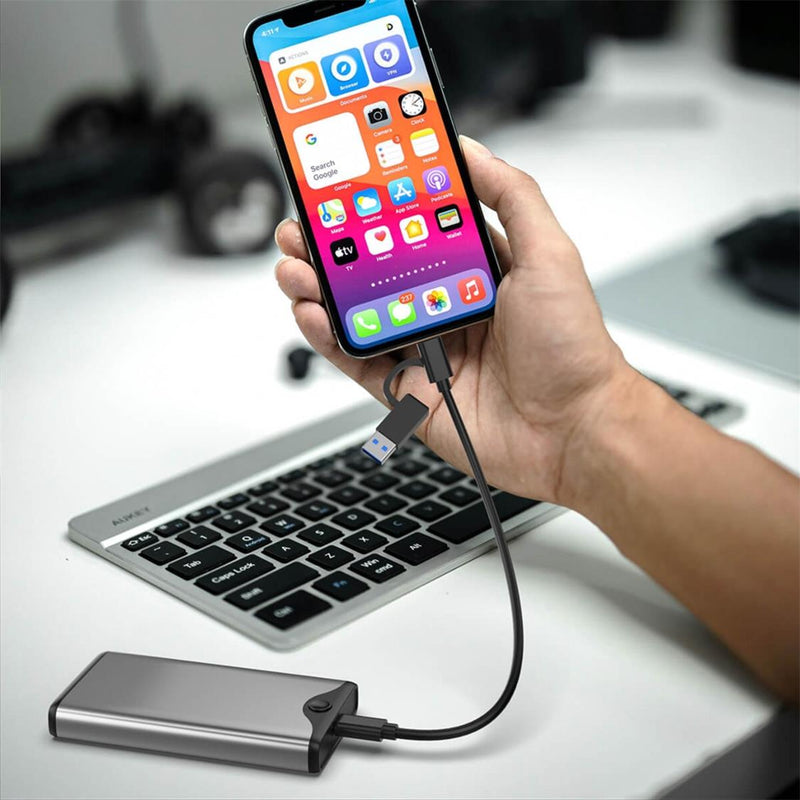 Load image into Gallery viewer, CFX-B / CFX-A / SDXC / MICRO SDXC MULTI CARD READER WITH M.2 SSD SLOT
