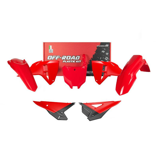 PLASTICS KIT RTECH 5 PIECE RED HONDA CRF250R CRF450R 25-ON