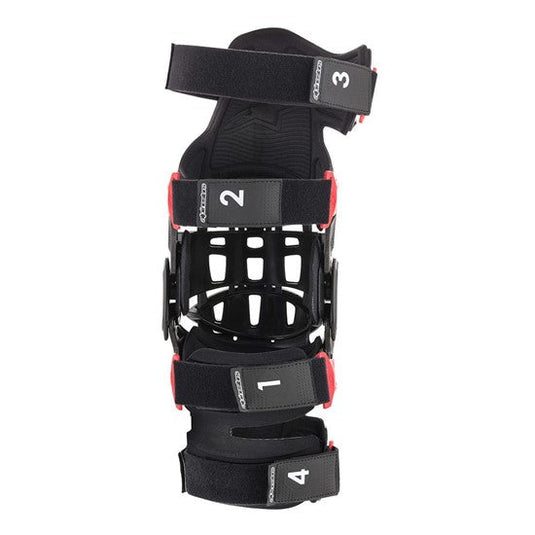 Alpinestars Bionic-10 Carbon Knee Brace Right Black/Red