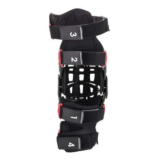 Alpinestars Bionic-10 Carbon Knee Brace Left Black/Red