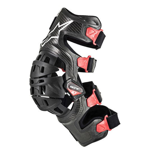 Alpinestars Bionic-10 Carbon Knee Brace Left Black/Red