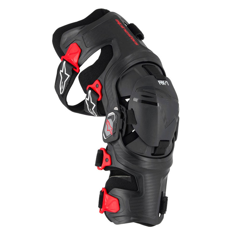 Load image into Gallery viewer, Alpinestars RK-7 Plasma Knee Brace Black/Red  (Pair)
