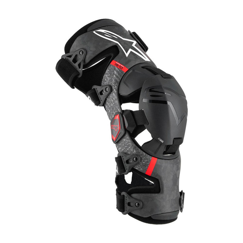 Load image into Gallery viewer, Alpinestars Supertech RK-10 Plasma Knee Brace Black/Red  (Pair)
