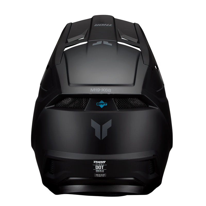Load image into Gallery viewer, THOR HELMET FLEET BLACKOUT YOUTH
