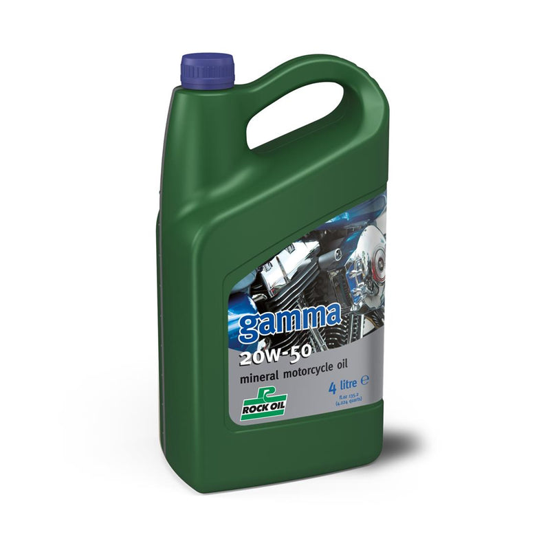 Load image into Gallery viewer, ENGINE OIL GAMMA 20W-50 ROCK OIL MINERAL OIL 4L
