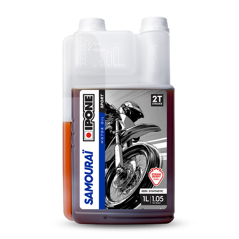 Load image into Gallery viewer, IPONE SAMOURAI 100% Synthetic 2T Oil 1L - Scented
