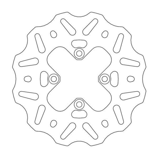 BRAKE DISC REAR MOTO MASTER NITRO 160MM GAS GAS MC65 21-22 HUSQVARNA TC65 17-22 KTM 65SX 00-22