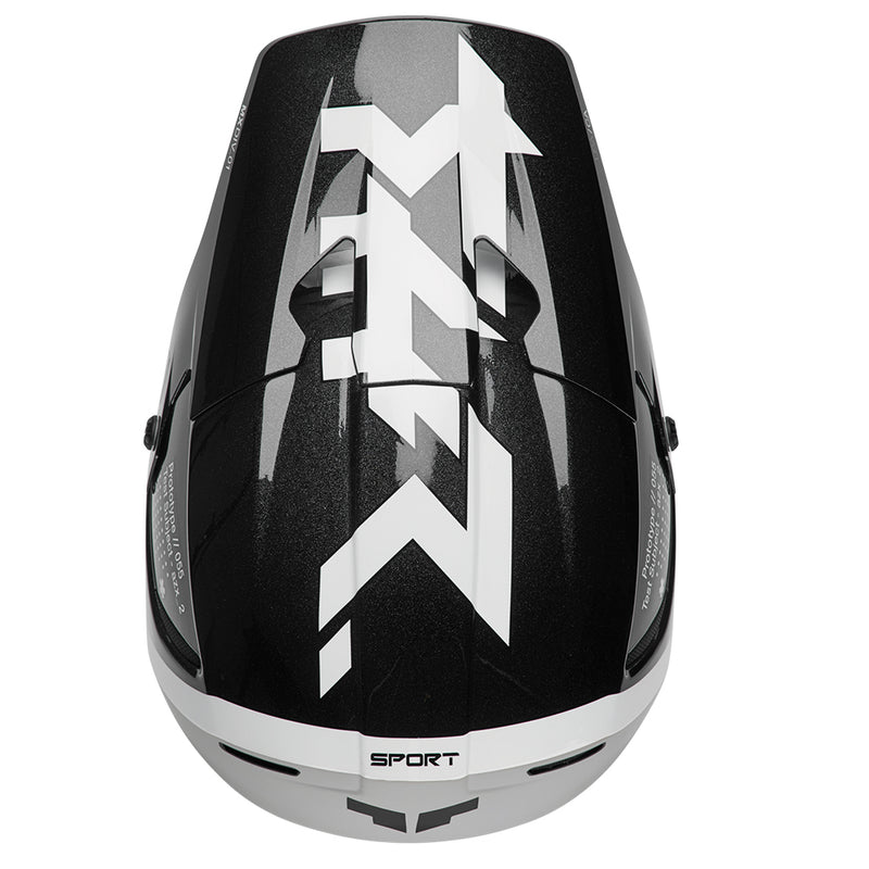 Load image into Gallery viewer, THOR HELMET REFLEX RIOT BLACK/WHITE
