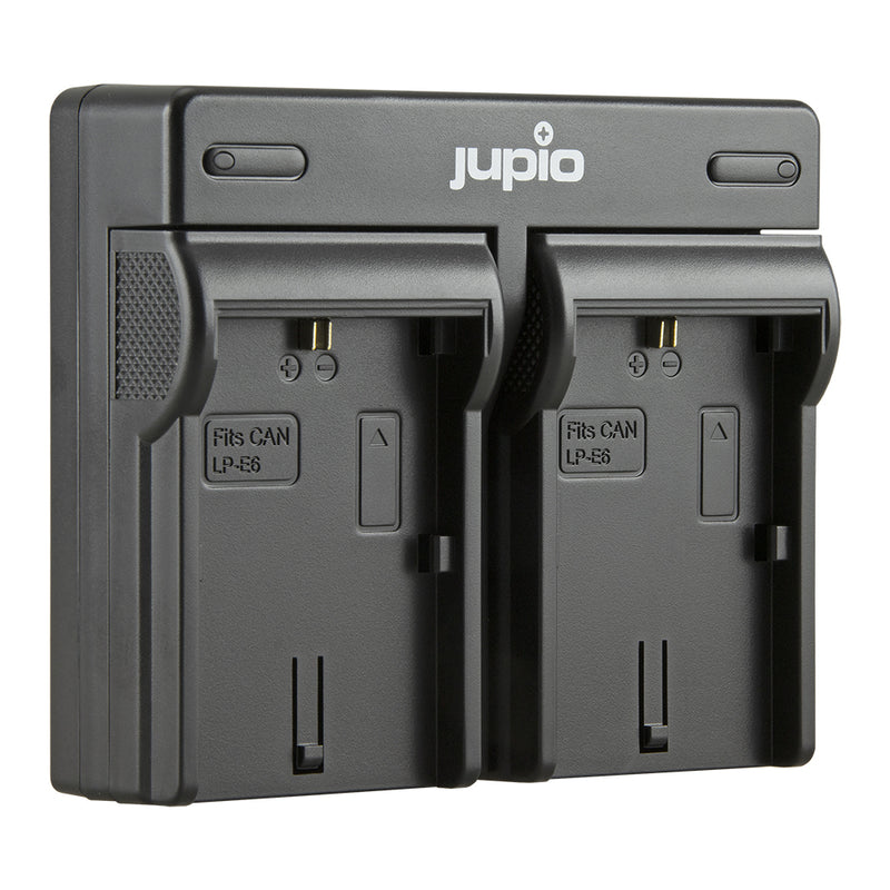 Load image into Gallery viewer, JUPIO BATTERY CHARGER KIT DUAL 2X LP-E6NH 2130MAH FOR CANON DIGITAL CAMERAS
