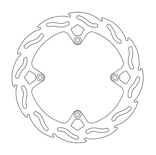 BRAKE DISC REAR MOTO MASTER FLAME 220MM HUSQVARNA TC85 KTM 250F 250R 350 E-SX FREERIDE 85SX