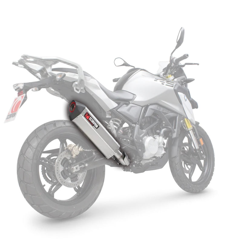 Load image into Gallery viewer, Serket Parallel Full System Stainless Scorpion - Fits BMW G310 R / G310 GS 16-24
