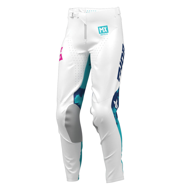 Load image into Gallery viewer, THOR LAUNCHMODE PANT WOMENS BLEACH WHITE/AQUA
