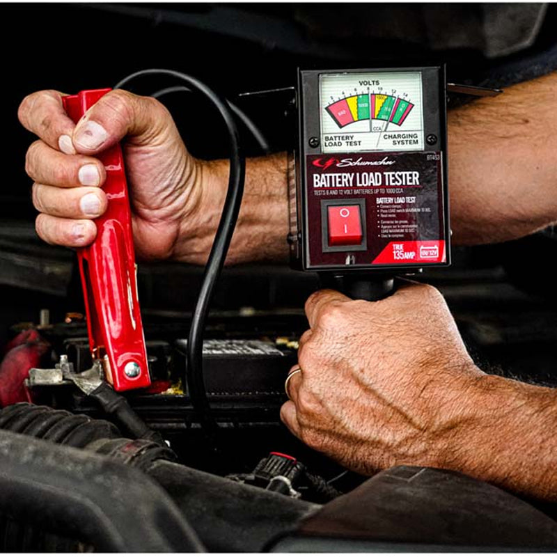 Load image into Gallery viewer, SCHUMACHER BATTERY LOAD TESTER WITH CLAMPS 135A BT453
