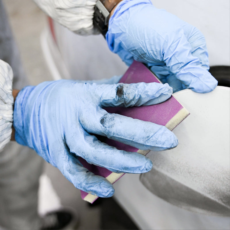 Load image into Gallery viewer, SANDWOX 285 DOUBLE SIDED SANDING SPONGE PURPLE ULTRA FINE P800-P1000 - 10 PACK
