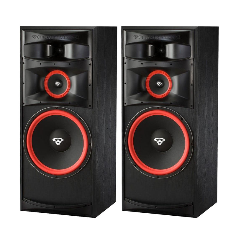 Load image into Gallery viewer, CERWIN VEGA XLS SERIES HOME AUDIO 15" 3-WAY FULL RANGE FLOOR SPEAKERS 400W MAX PAIR
