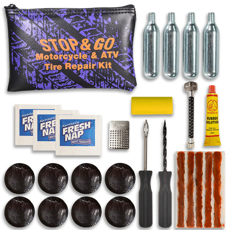 Load image into Gallery viewer, STOP &amp; GO TYRE PLUGGER MOTORCYCLE ATV REPAIR KIT TUBE &amp; TUBELESS

