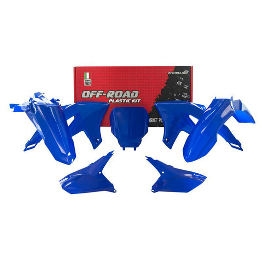 PLASTICS KIT RTECH 5 PIECE BLUE WHITE YAMAHA YX450FX 24 YZ250F 24-25 YZ450F 23-25 YZ450FX 24-25