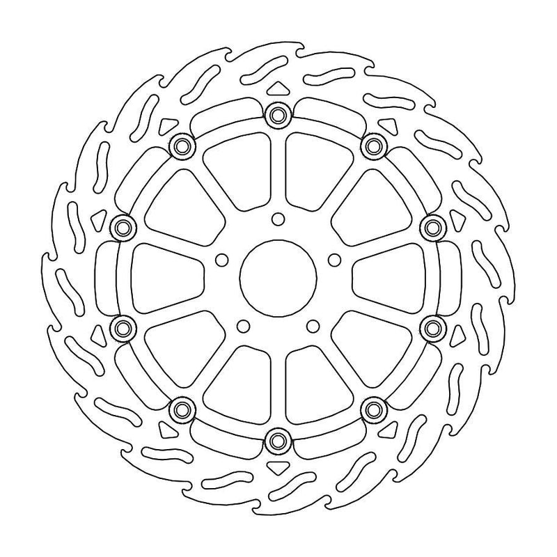 Load image into Gallery viewer, BRAKE DISC FRONT RIGHT MOTO MASTER FLAME 320MM HUSQVARNA KTM
